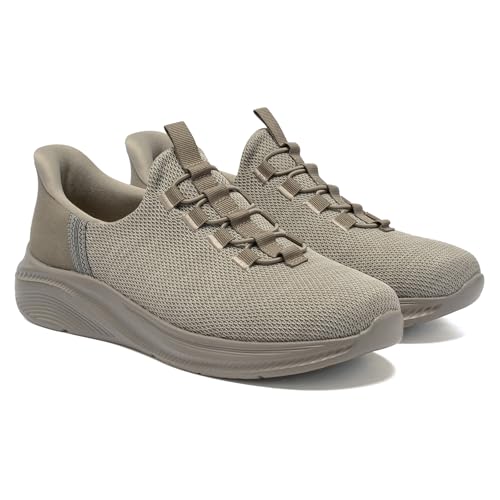 Image of Mens Wide Shoes Casual Slip On Shoes for Men - Men Loafers Wide Comfortable Boat Shoes with Arch Support