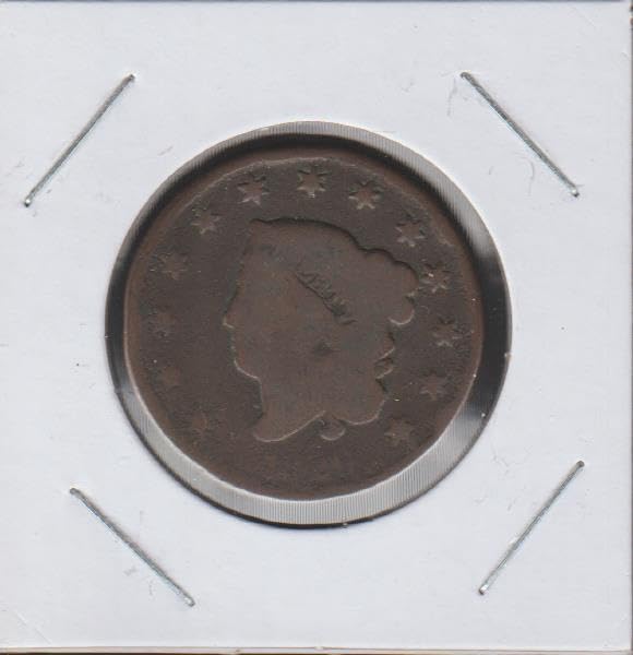 1826 No Mint Mark Matron Head (1816-1835) Penny Seller Good-