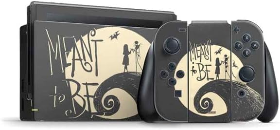 Skinit Decal Gaming Skin Compatible with Nintendo Switch Bundle - Officially Licensed Disney The Nightmare Before Christmas Love You to Death Design