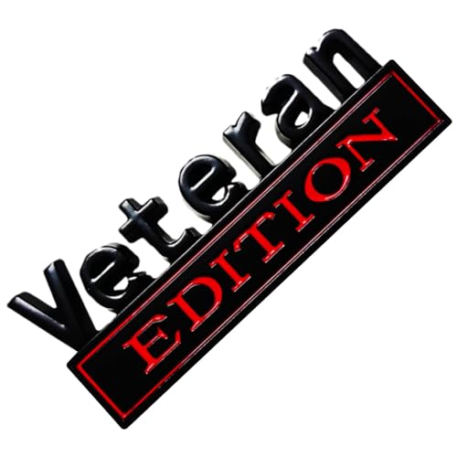 Emblema de edición para Veteranos,Emblema de Coche de edición para Veteranos | Pegatinas de s automáticas,Calcomanía con de Letras, Pegatinas Adhesivas para automóviles, Camiones, SUV, vehículos re