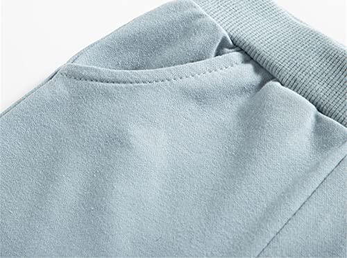 Shorts de secagem rápida para meninos e meninas, shorts de corrida de algodão casual de verão (azul,