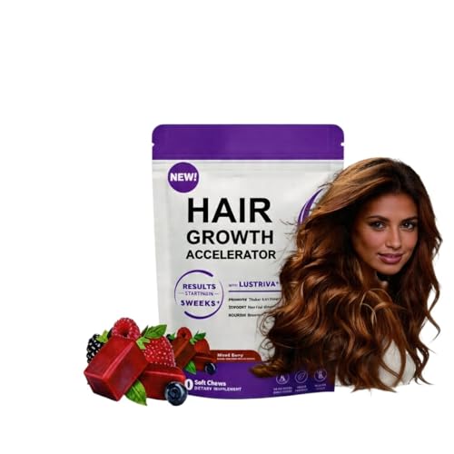 Biotine et kératine fortes pour des cheveux brillants en gummies