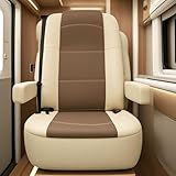 2 Pack RV Seat Covers for Captains Chairs,Motorhome Seat Covers for Class-A RV Seat with Arm Rest Covers