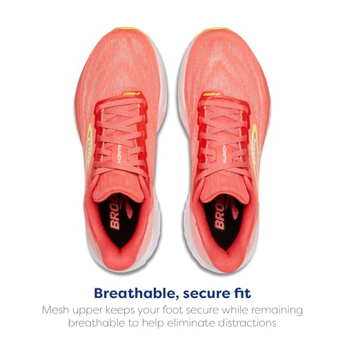 Brooks Brooks Women’s Launch 11 Neutral Running Shoe - Coral/Primrose/White - 12 Medium