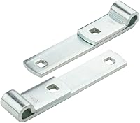 Vista 5 de National Hardware N130-054 290BC Bisagras de gancho de tornillo/correa en zincado, paquete de 2, 8 pulgadas