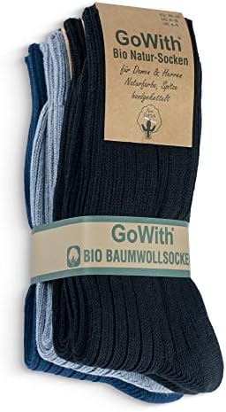 GoWith 97% Cotton Crew Socks – Best near-pure cotton