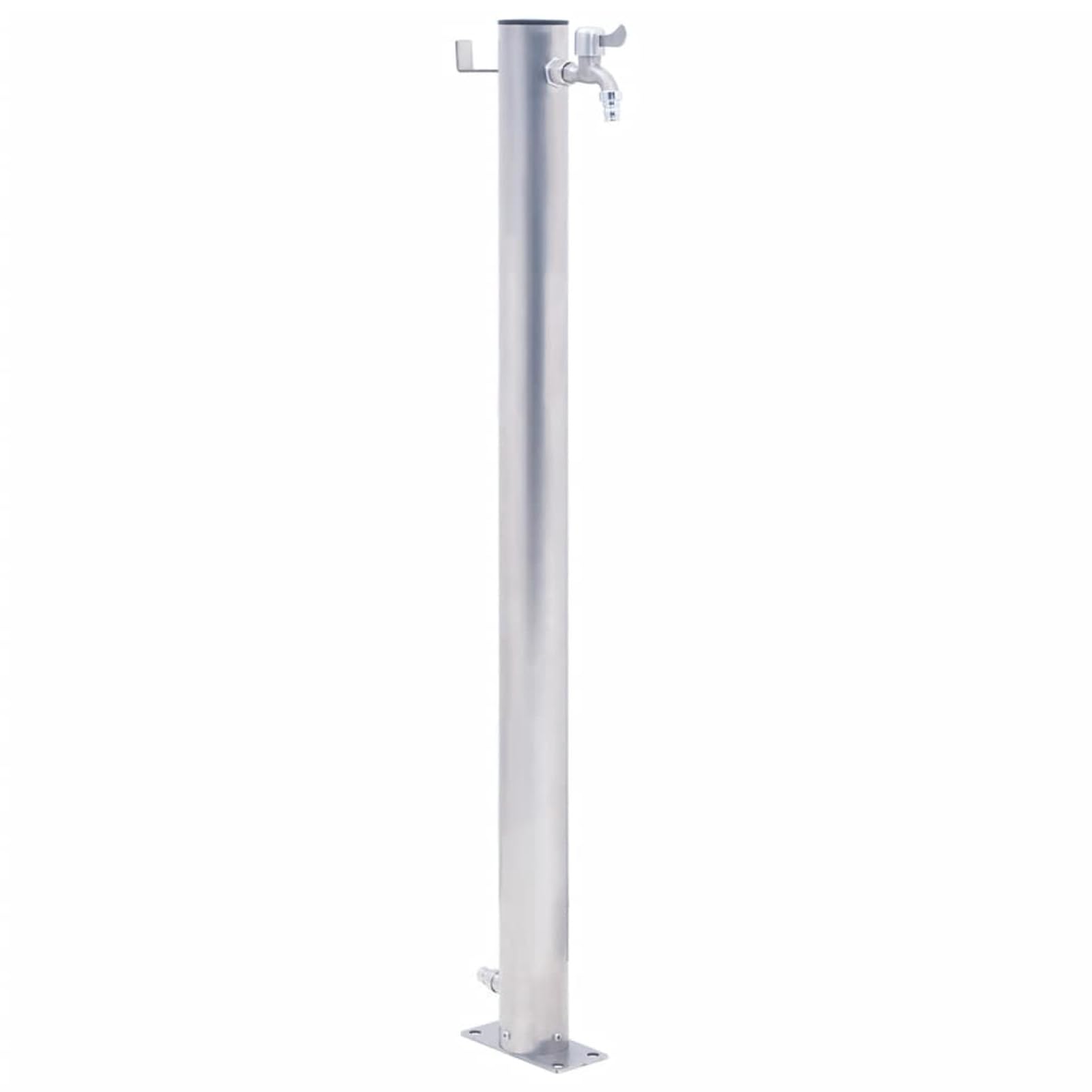 Fontana da Giardino Esterno, Colonna d'Acqua da Giardino, Fontana da Giardino Acciaio Inox Rotonda 80 cm