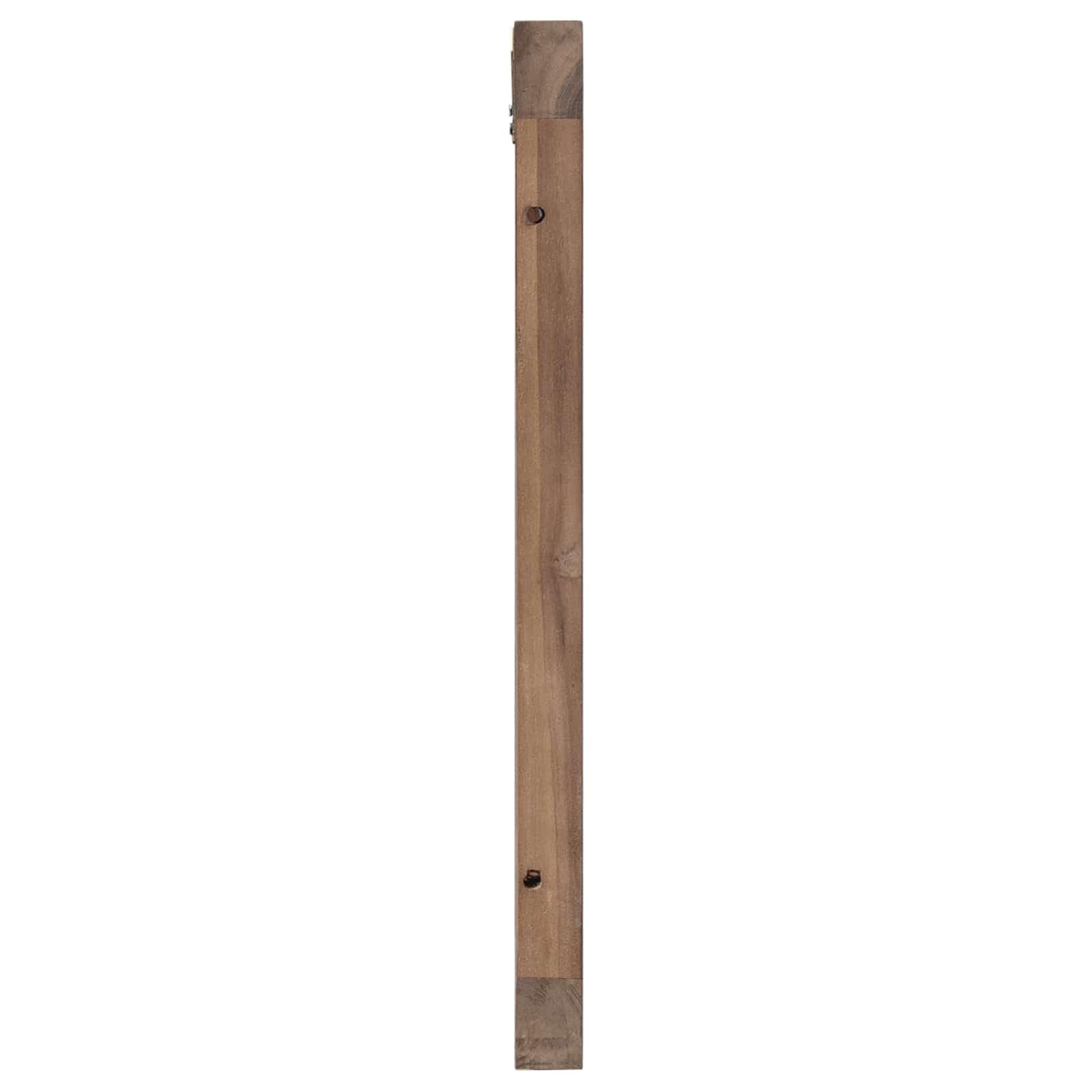 vidaXL Cabecero de Cama Natural Madera de Teca Maciza