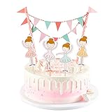 🎂 Amplia gama de usos: el juego de adornos para cupcakes le da a su fiesta una sensación impresionante y es adecuado para baby shower, fiesta de graduación, festival, decoración de cumpleaños u otras celebraciones.