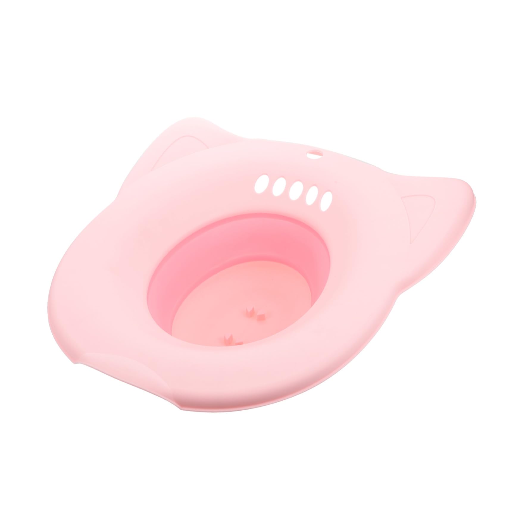 Bassin pliant de soin ménager pour adultes pour un bain intime confortable aux toilettes.