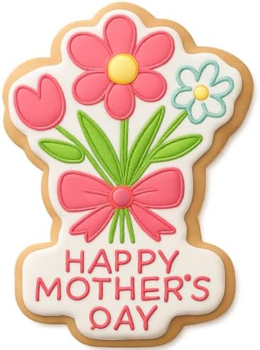 Mother's Day Bouquet Cookie Cutter & Stamp, Fondant & Clay - 2.7x4 image 5