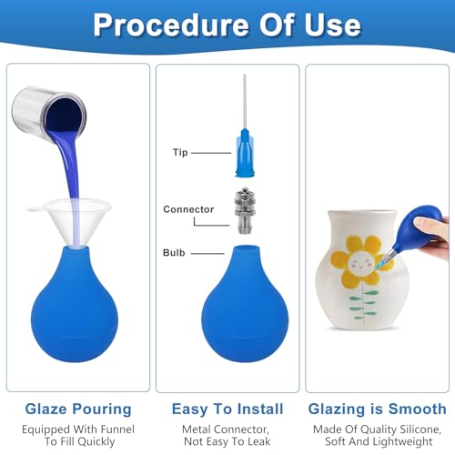 image for LAMPTOP 164 Pcs Clay Ceramic Decorative Tools, Pottery Tools Supplies 
