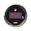 KUS Digital Fuel Level Gauge Meter Indicator 240-33ohm with Backlight 12V/24V 52MM(2)