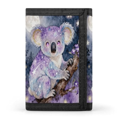 VstaDank Galaxy Koala ���z �t�@�b�V���� �O�܂���z �t�@�X�i�[&�L�[�z���_�[�t�� �傫�ȃt�����g�|�P�b�g���z �X���� RFID�u���b�N �E�H���b�g �N���W�b�g�J�[�h�z���_�[ ���K���� ��l�p