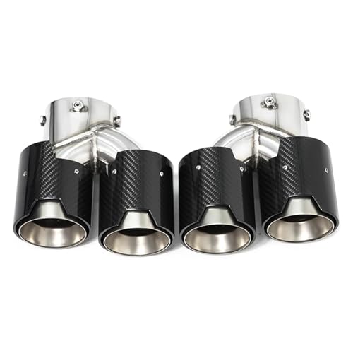Sorties d'échappement quadruples en fibre carbone pour silencieux G22 G23 M440i