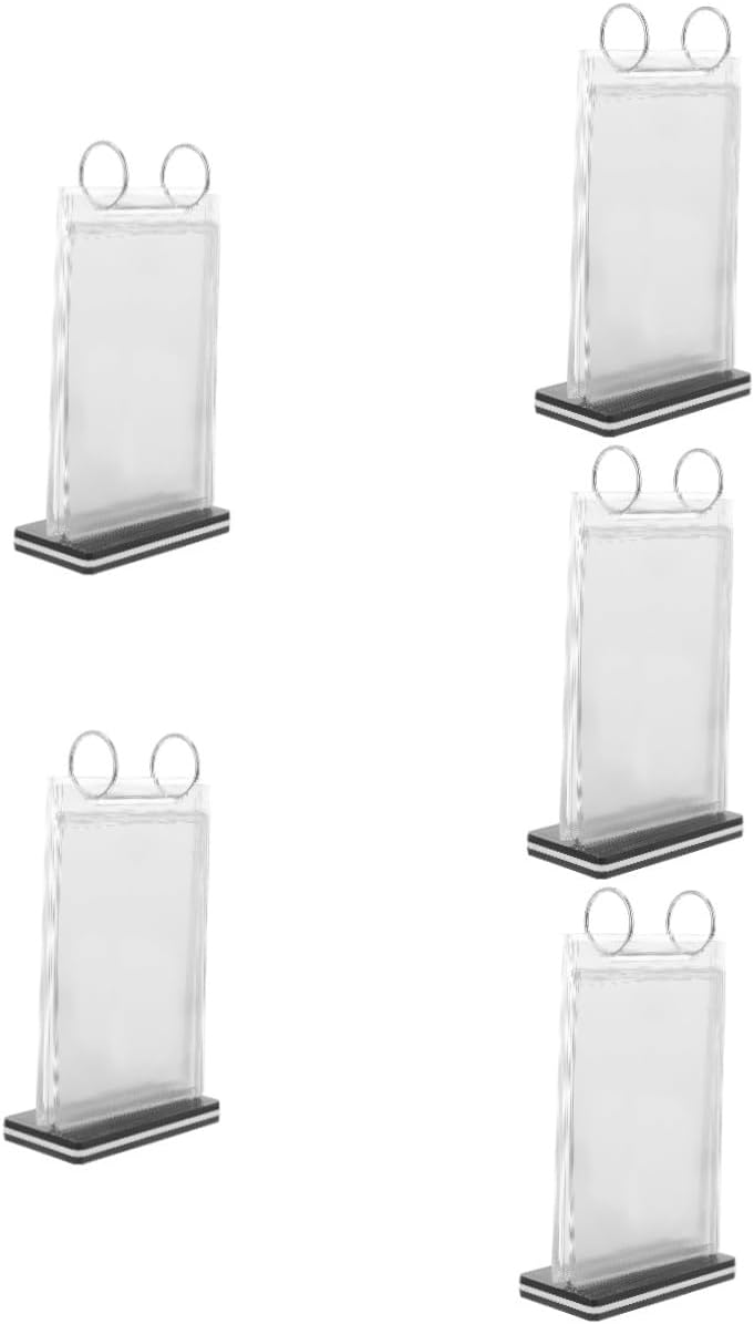 5pcs Menu Display Stand Holder Sign Stands for Display Restaurant Sign Holder