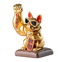 渋い顔の犬➰金属製 めちゃ重 Amazon.co.jp: [AiO JAPAN] 風水 置物 招き犬 ブルドッグ マッスル