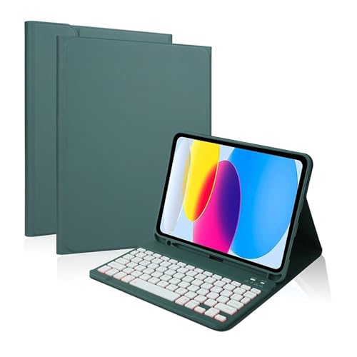 Funda con Teclado YSJX para Trabajar en Cafeterías con iPad 11.ª y 10.ª Generación