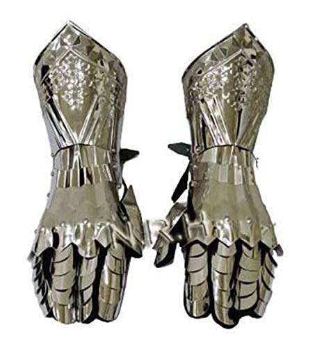 Gants de chevalier médiévaux pour costume Halloween et grand spectacle