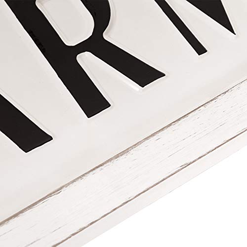 Patton Wall Decor 11X38 Rustic Farmhouse Tin Enamel Wall Sign #TOP2