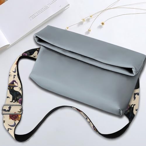 Image of Jeiento Wide Purse Strap Wide Shoulder Strap Adjustable Replacement Belt Soft Guitar Shoulder Straps for Women Girls Gifts