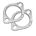 Boost Monkey 2x 2-Bolt 2.5" I.D.Reinforced High Temperature Exhaust Gasket Turbo Downpipe