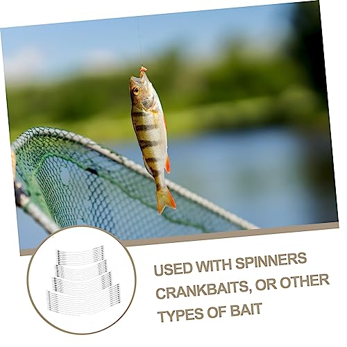 100 Piezas Líderes de Alambre de Acero para Pesca miniatura 4