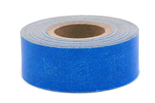 Chromalabel 1 Inch Clean Remove Color Code Tape, 500 Inch Roll, Dark Blue #TOP9
