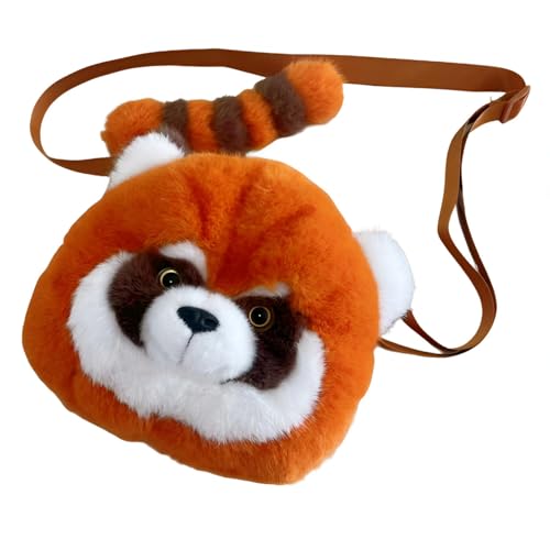 Ryttir Niedliche Rote Panda Geldbörse Umhängetasche