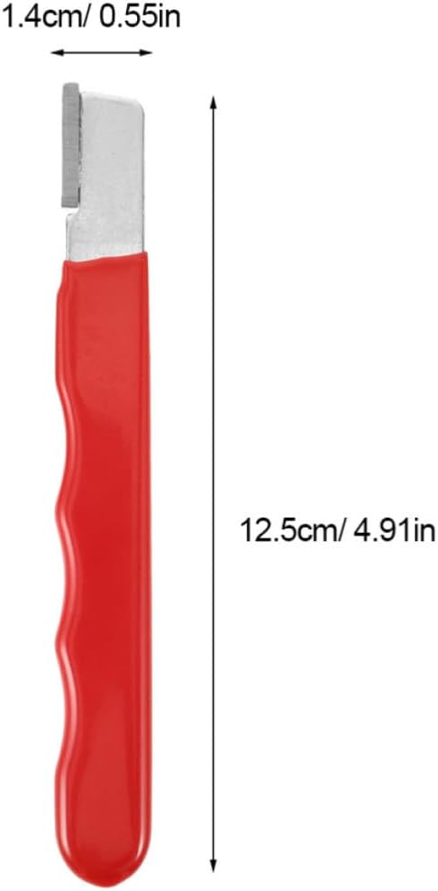 5pcs Red Alloy Steel Scissor Sharpener for Quick Sharpening | Lightweight Ergonomic Design, Home and Outdoor Use, Versatile for Trimmers