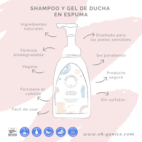 Higiene, Drugstore shampoo bebe Marca OH! GANICS (3)
