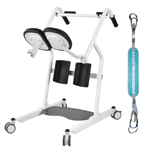 Sit to Stand Lift for Elderly, Stand Assist Patient Lift, Patient Transfer Lifts for Home Care Use, Mobility Lifts Assist Transfer Device for Seniors, Adults & Disabled