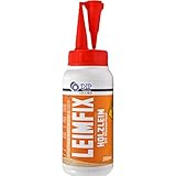 DIP-Tools LEIMFIX Holzleim wasserfest mit extra schneller und maximaler Klebekraft – geruchsarmer Leim aus der Komfortflasche – transparent nach Trocknung (D2-150ml)