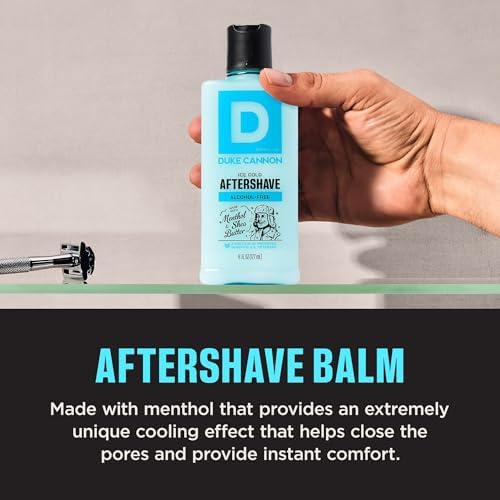 Duke Cannon Ice Cold Cooling After Shave Balm for Men - 6 fl oz - Alcohol-Free Post-Shave Balm for Men - Made with Menthol & Shea Butter — view 2
