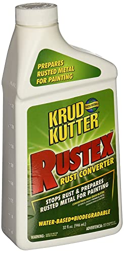 Krud Kutter, Inc. RX32 Krud Kutter 6 Rust Converter, 32 Oz, Bottle, Liquid, Solvent Like, 32 Ounce