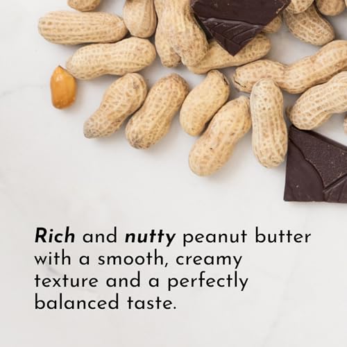 Image of JUST INGREDIENTS Creamy Peanut Butter Chocolate Protein Powder - 30-ServingBlend with Grass-Fed Whey, Pea, Pumpkin Seed, Chia & Collagen - No Sugar Added - No Gums 24g Protein
