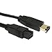 Produktbild Verbindungskabel FireWire IEEE-1394b 800 / 400, 9-Pin / 6-Pin, 2 m, Schwarz