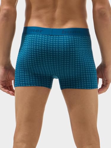 Image of Bummer Men's Premium Cotton Underwear | Fine Combed Cotton with Elastane for Stretch | Ultra Breathable Innerwear | Soft Fabric & No-Roll Waistband | Printed Trunks & Inner Combo for Men