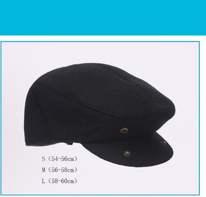 Middle Aged Elderly Men's Hats Winter Duck Tongue Large Size Outdoor Warmth