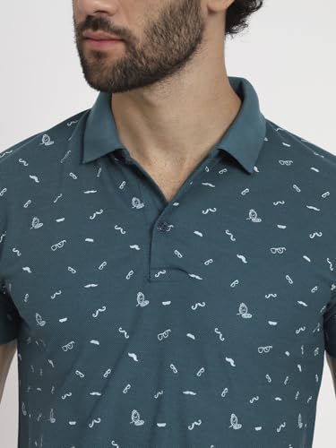 Image of Men Cotton Half Sleeves Regular FIT Polo T-Shirt