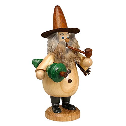 Drechselwerkstatt Uhlig Räuchermännchen Baummauser Natur - 19 cm -...