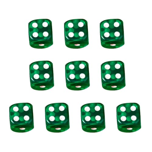 Javoryxh Juego De Bloques Cuadrados Juguete Educativo para Enseñanza Matemáticas Dados Pequeños Cubos Acrílicos Coloridos Seis Lados con Puntos Juego Seis Lados