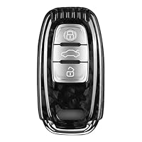 Porte-clés Voiture Fibre De Carbone Pour Audi - Modèles Q5, A4, A6, Q7, TT, Etc. - Design Léger Et Esthétique