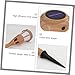 1pc Garden Adornment Creative Torch Lamp Solar-Powered Bamboo Easy Install No Wiring Safe Lighting Tool