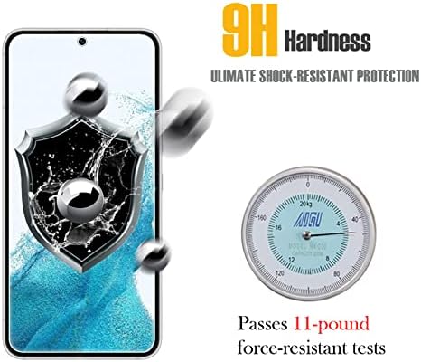 WFTE [2-Pack Screen Protector for Samsung Galaxy S22 5G,Anti-Scratch,High Transparency,Anti-fingerprint,Dust-Free Premium Tempered Glass Screen Protector For Samsung Galaxy S22 5G