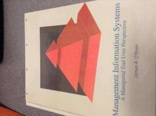 Management information systems: A managerial en... 0256078629 Book Cover