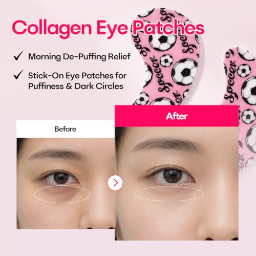 SPODARE PDRN Collagen Eye Masks for Dark Circles and Puffiness, 8 Pairs - image 4