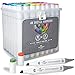 Produktbild Stationery Island Marker Stifte in 48 Farben + Transportbox  Alcohol Marker für Mandalas, Zeichnen, Malen für Erwachsene, Grafikdesign, Anime, Comic und Manga Art