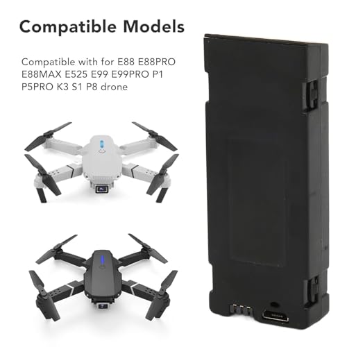 Image of Rc Drones Lithium Battery 850mAh 1200mAh UAV Replacement Battery rC Drone Accessories for E58 L800 jY019 s168 X PrO Easy Installation