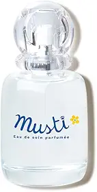Mustela Perfume Musti Spray 50Ml - Colônia Eau De Soin Infantil Suave - Sem Álcool Hipoalergênico E Feito Com 92% De Ingredientes De Origem Natural - Bebê E Criança